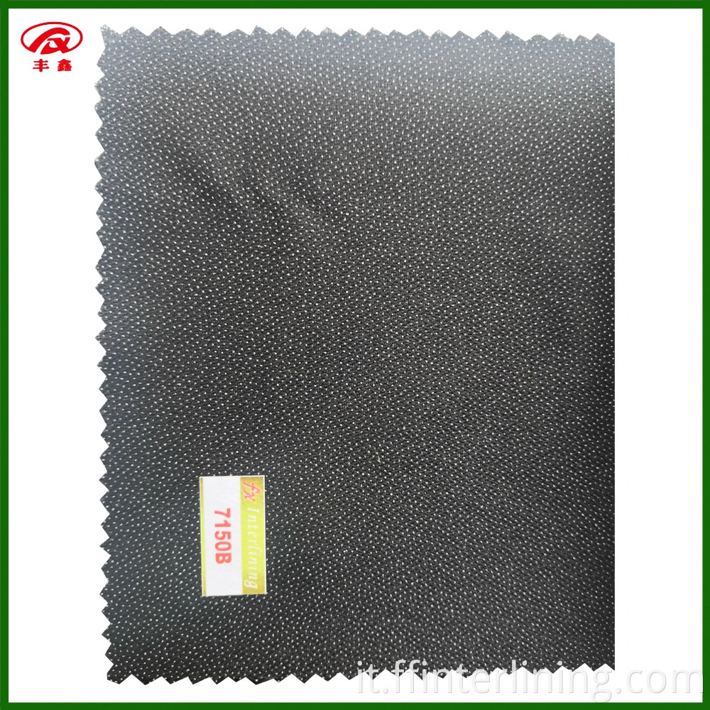 Saldi di vendita Twill Weave Tessuto interlining fusibile per indumento